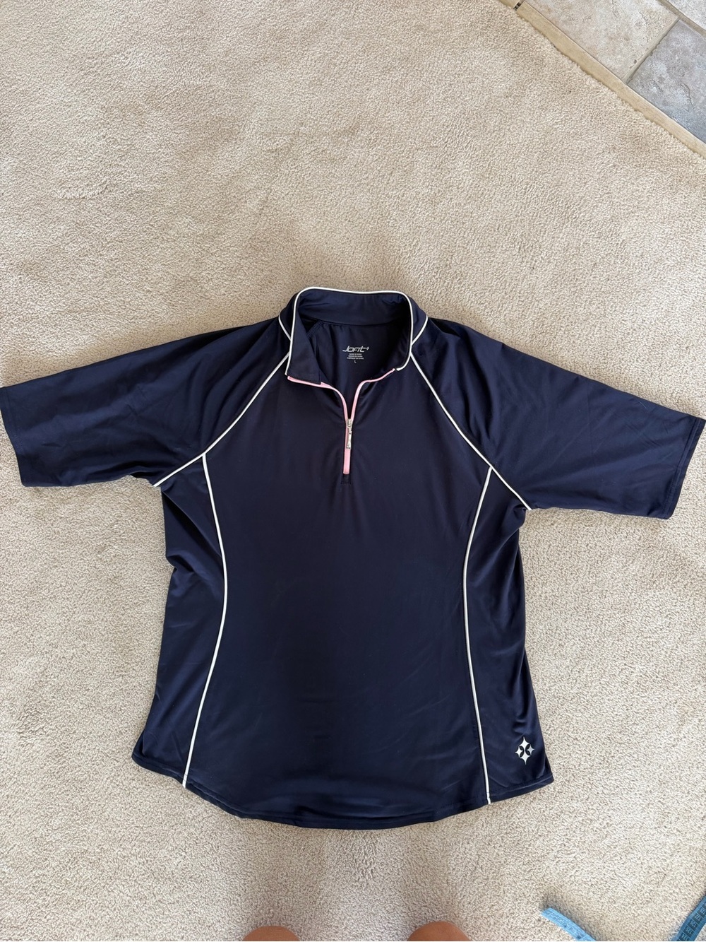 Jofit Navy Polo Top